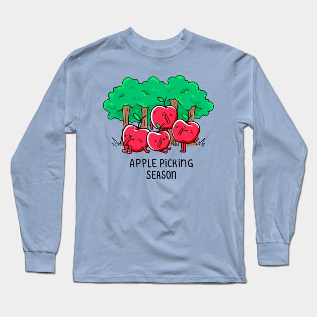 Apple Picking Long Sleeve T-Shirt by Made With Awesome